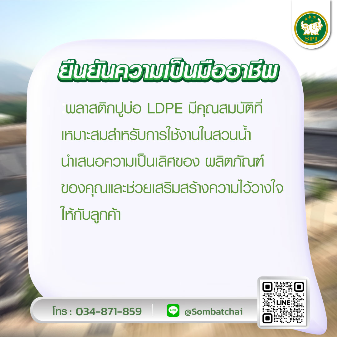 พลาสติกปูบ่อ LDPE 3